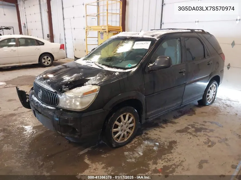 2007 Buick Rendezvous Cx VIN: 3G5DA03LX7S570974 Lot: 41356378