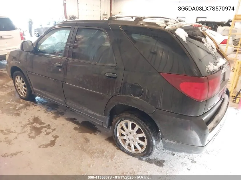 2007 Buick Rendezvous Cx VIN: 3G5DA03LX7S570974 Lot: 41356378