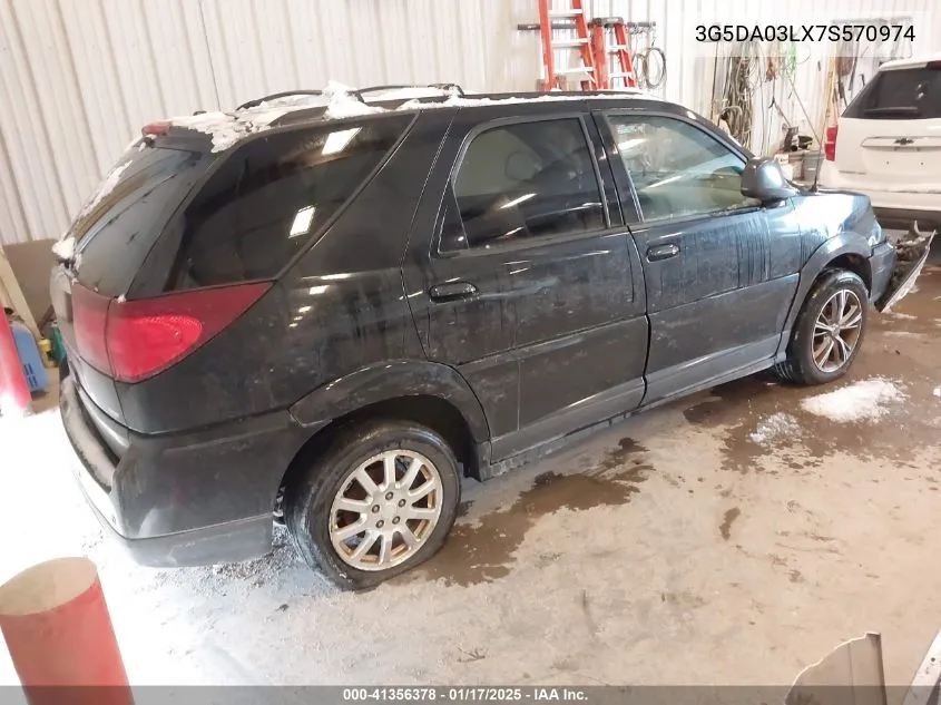 2007 Buick Rendezvous Cx VIN: 3G5DA03LX7S570974 Lot: 41356378