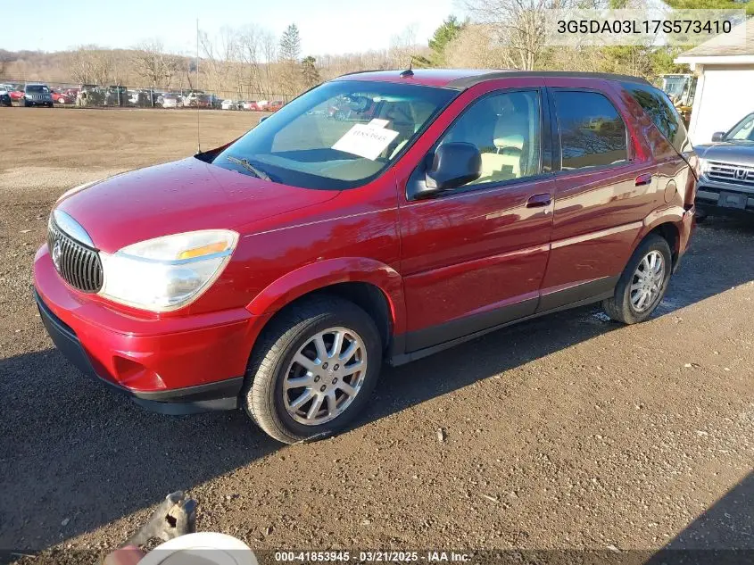 2007 Buick Rendezvous Cx VIN: 3G5DA03L17S573410 Lot: 41853945