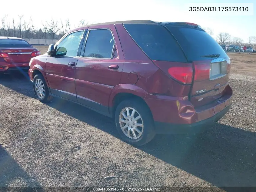 2007 Buick Rendezvous Cx VIN: 3G5DA03L17S573410 Lot: 41853945