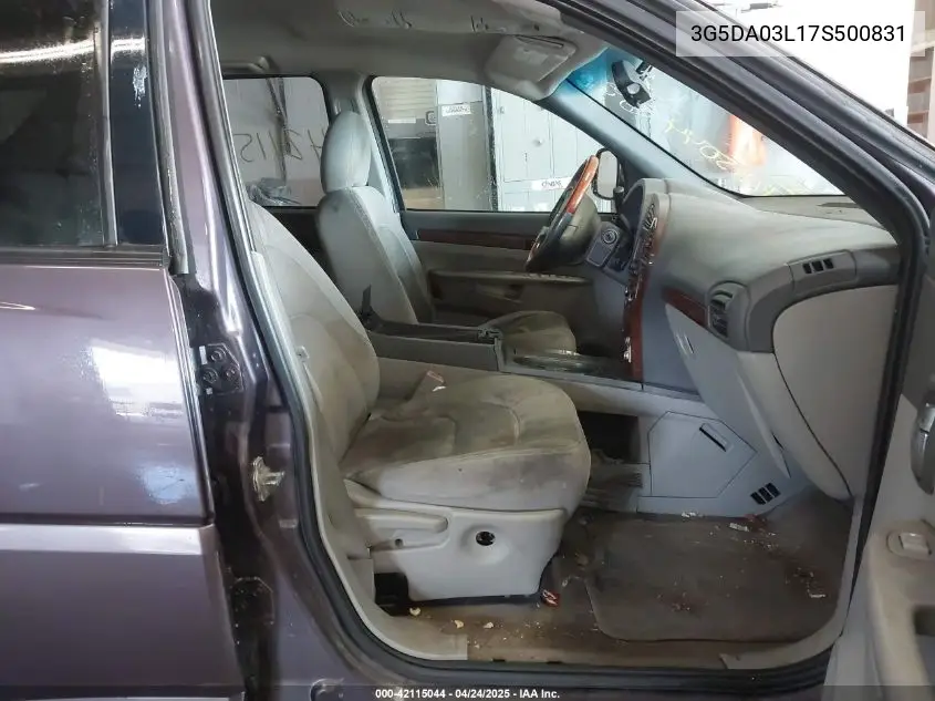 2007 Buick Rendezvous Cx VIN: 3G5DA03L17S500831 Lot: 42115044