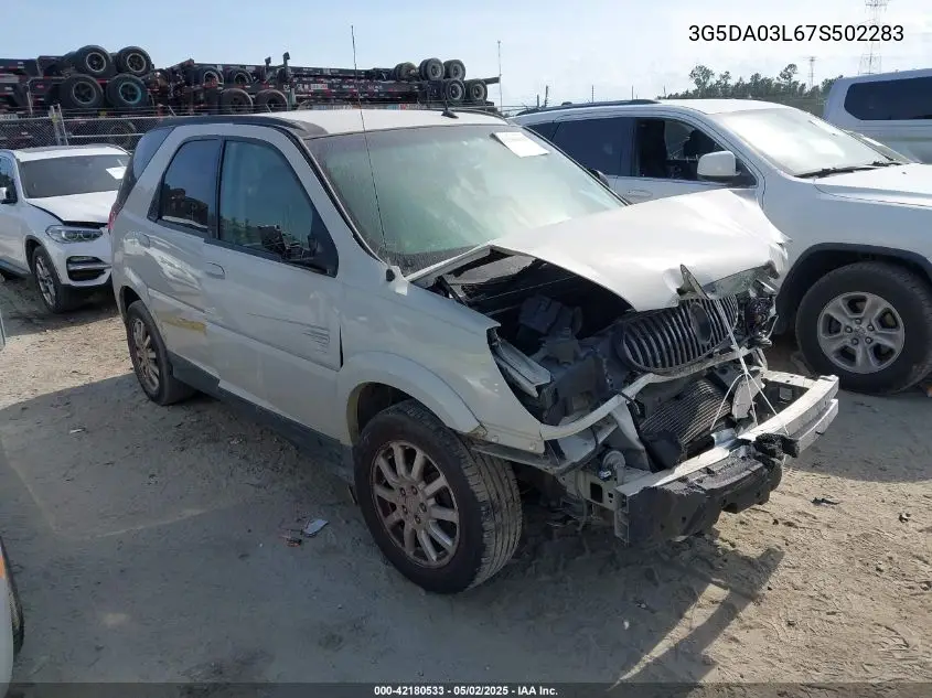 2007 Buick Rendezvous Cx VIN: 3G5DA03L67S502283 Lot: 42180533