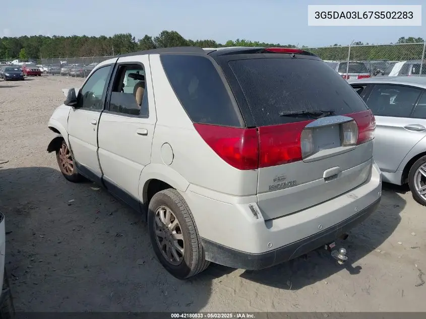 2007 Buick Rendezvous Cx VIN: 3G5DA03L67S502283 Lot: 42180533