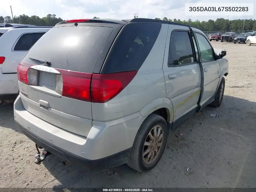 2007 Buick Rendezvous Cx VIN: 3G5DA03L67S502283 Lot: 42180533
