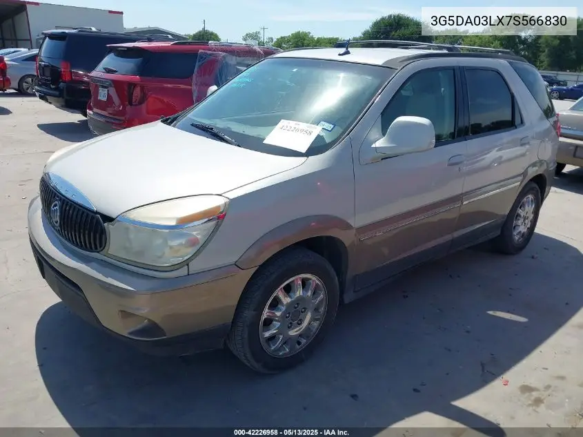2007 Buick Rendezvous Cxl VIN: 3G5DA03LX7S566830 Lot: 42226958