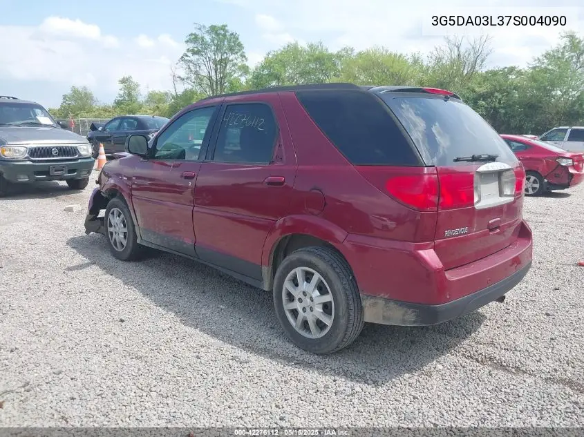 2007 Buick Rendezvous Cx/Cxl VIN: 3G5DA03L37S004090 Lot: 42276112