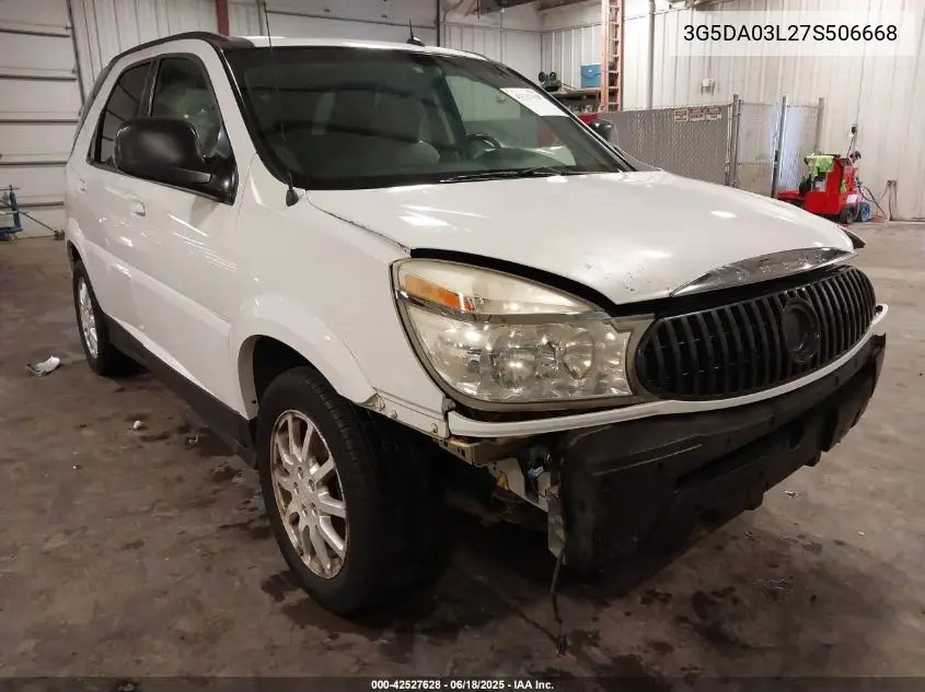 2007 Buick Rendezvous Cx VIN: 3G5DA03L27S506668 Lot: 42527628