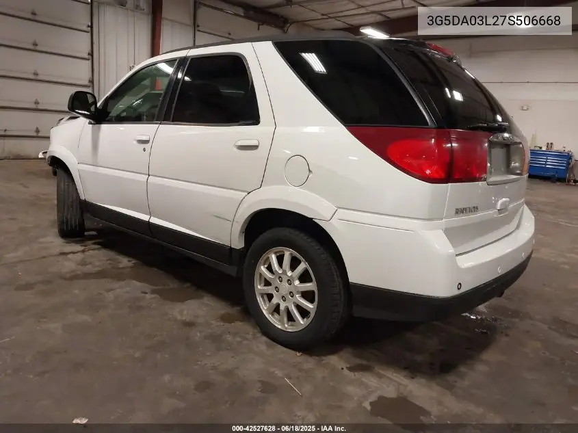 2007 Buick Rendezvous Cx VIN: 3G5DA03L27S506668 Lot: 42527628