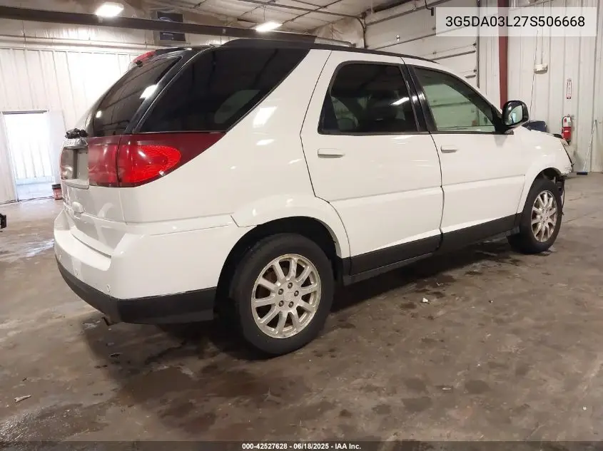 2007 Buick Rendezvous Cx VIN: 3G5DA03L27S506668 Lot: 42527628