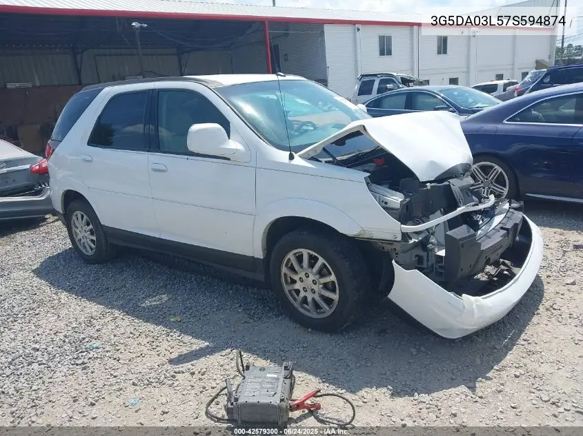 2007 Buick Rendezvous Cxl VIN: 3G5DA03L57S594874 Lot: 42579300