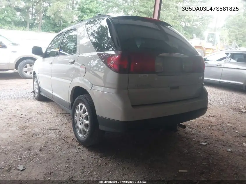 2007 Buick Rendezvous Cxl VIN: 3G5DA03L47S581825 Lot: 42702621