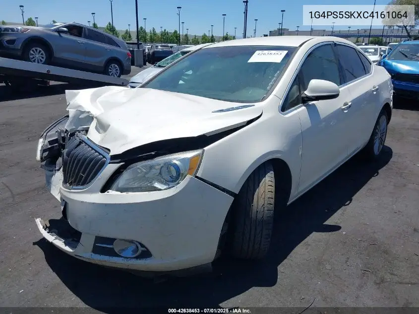 2012 Buick Verano Leather Group VIN: 1G4PS5SKXC4161064 Lot: 42638453