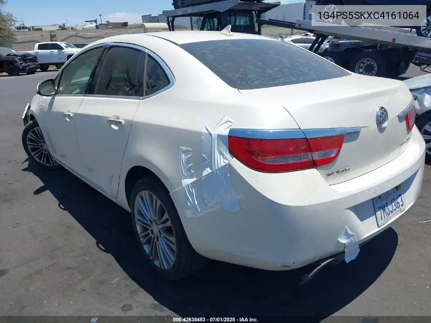 2012 Buick Verano Leather Group VIN: 1G4PS5SKXC4161064 Lot: 42638453