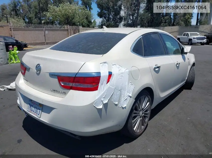 2012 Buick Verano Leather Group VIN: 1G4PS5SKXC4161064 Lot: 42638453