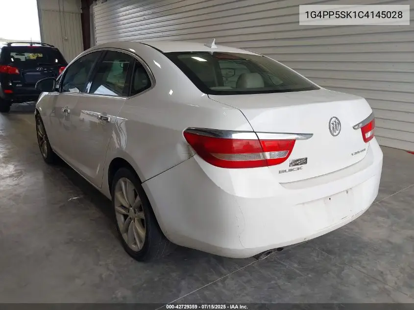2012 Buick Verano VIN: 1G4PP5SK1C4145028 Lot: 42729359