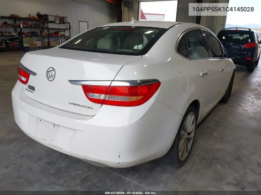 2012 Buick Verano VIN: 1G4PP5SK1C4145028 Lot: 42729359
