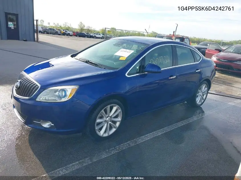 2013 Buick Verano VIN: 1G4PP5SK6D4242761 Lot: 42209322