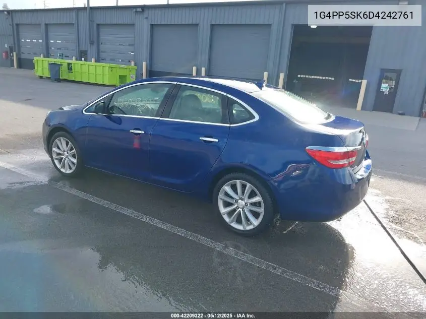 2013 Buick Verano VIN: 1G4PP5SK6D4242761 Lot: 42209322