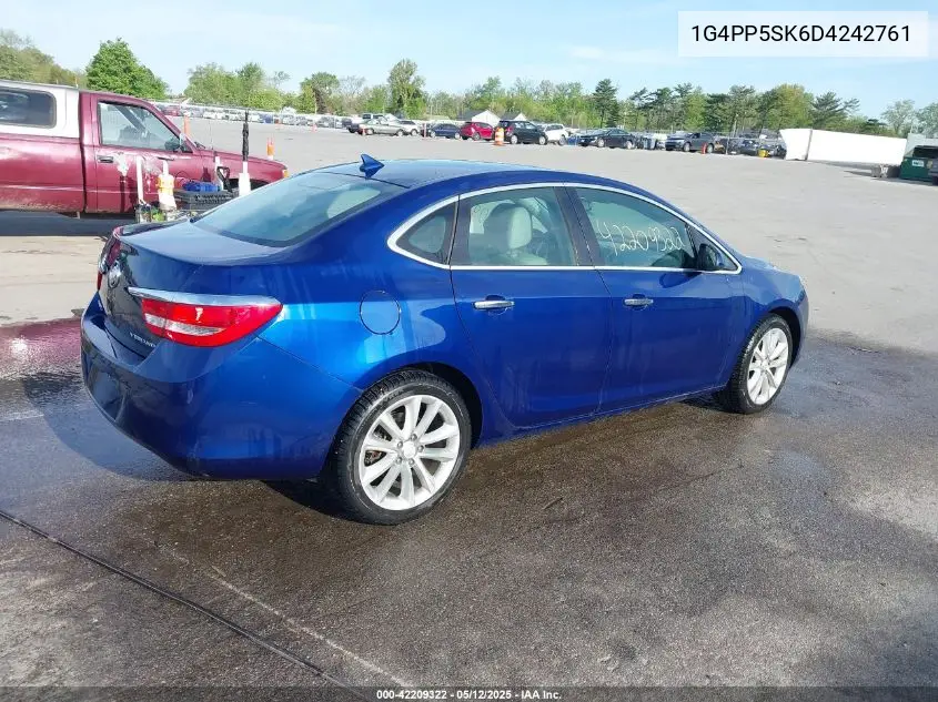 2013 Buick Verano VIN: 1G4PP5SK6D4242761 Lot: 42209322