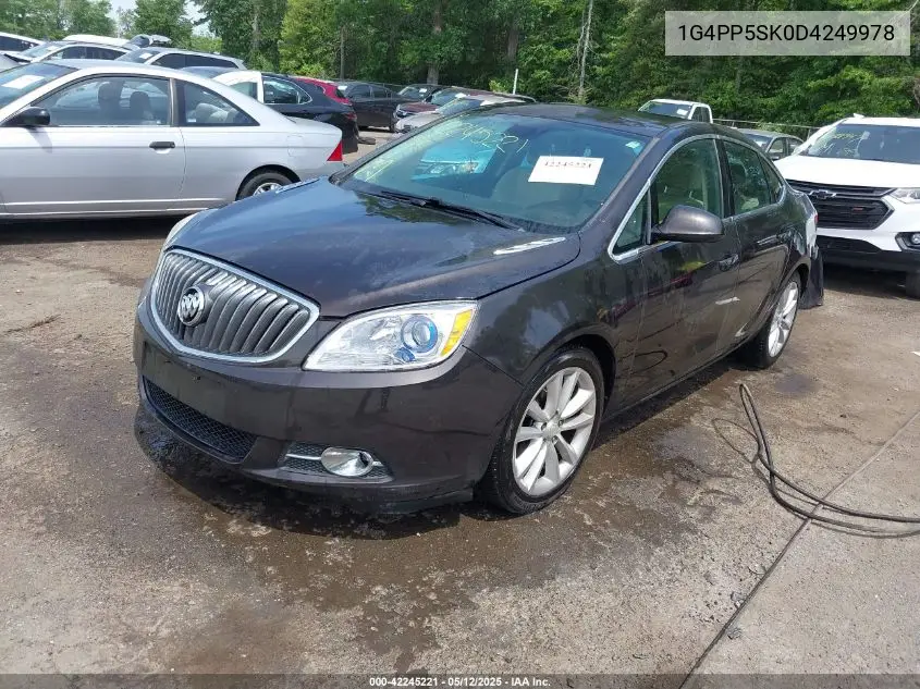 2013 Buick Verano VIN: 1G4PP5SK0D4249978 Lot: 42245221