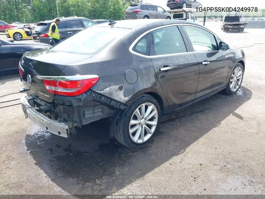 2013 Buick Verano VIN: 1G4PP5SK0D4249978 Lot: 42245221