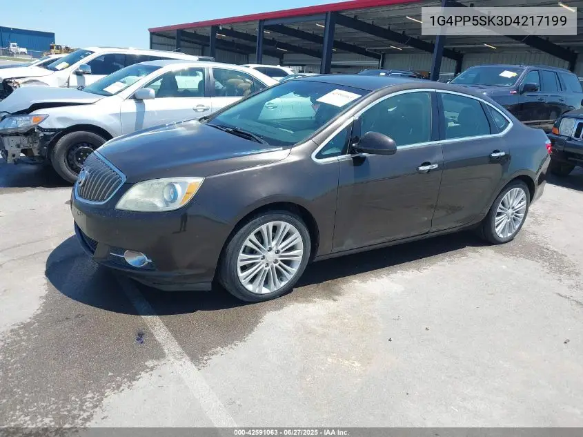 2013 Buick Verano VIN: 1G4PP5SK3D4217199 Lot: 42591063