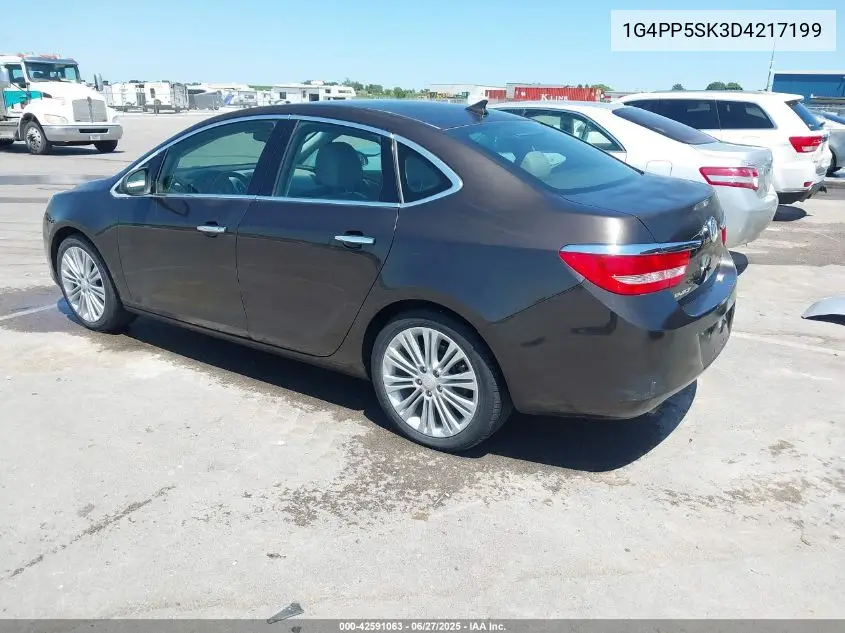 2013 Buick Verano VIN: 1G4PP5SK3D4217199 Lot: 42591063