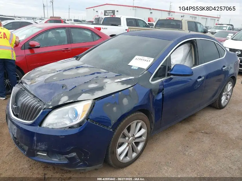 2013 Buick Verano Leather Group VIN: 1G4PS5SK8D4257065 Lot: 42593443