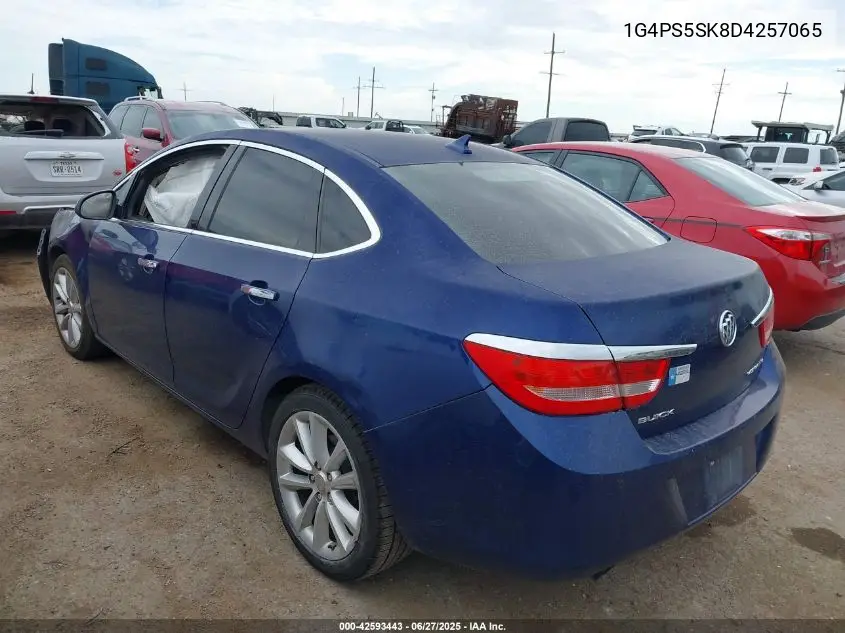2013 Buick Verano Leather Group VIN: 1G4PS5SK8D4257065 Lot: 42593443