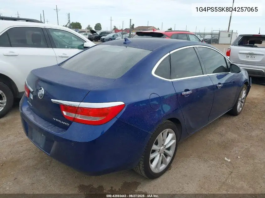 2013 Buick Verano Leather Group VIN: 1G4PS5SK8D4257065 Lot: 42593443