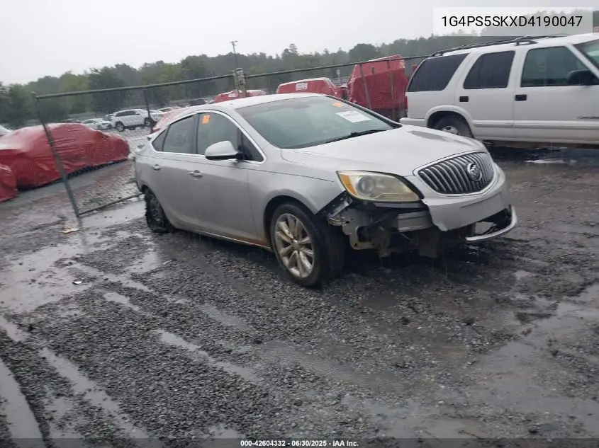 2013 Buick Verano Leather Group VIN: 1G4PS5SKXD4190047 Lot: 42604332