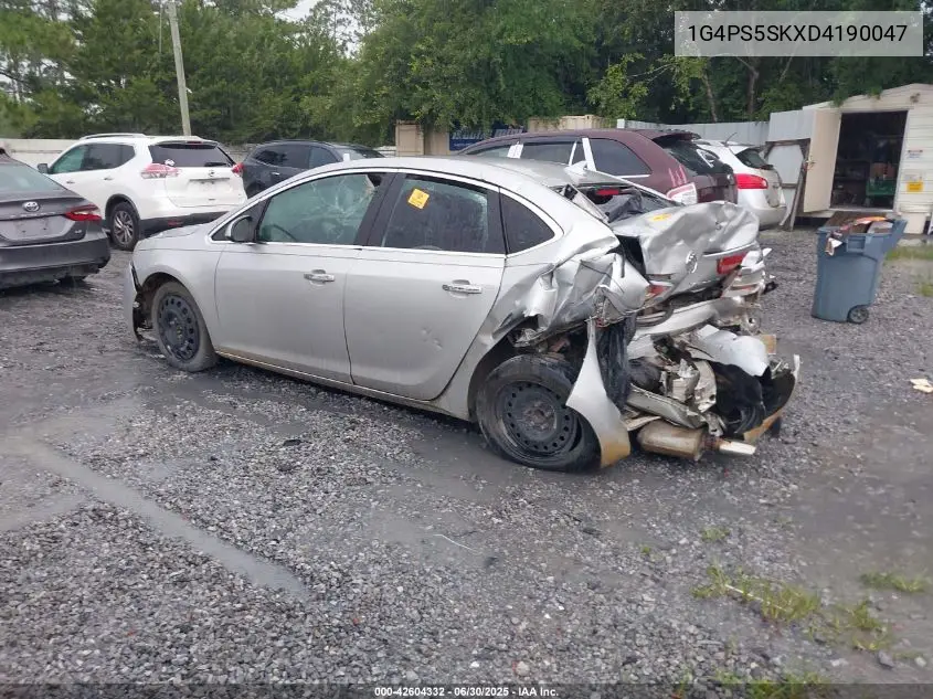 2013 Buick Verano Leather Group VIN: 1G4PS5SKXD4190047 Lot: 42604332