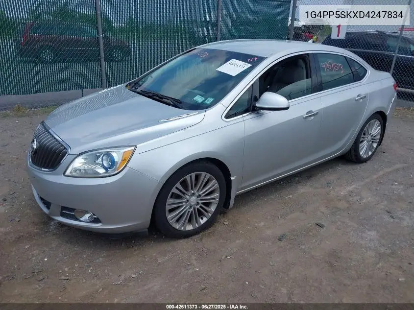 2013 Buick Verano VIN: 1G4PP5SKXD4247834 Lot: 42611373