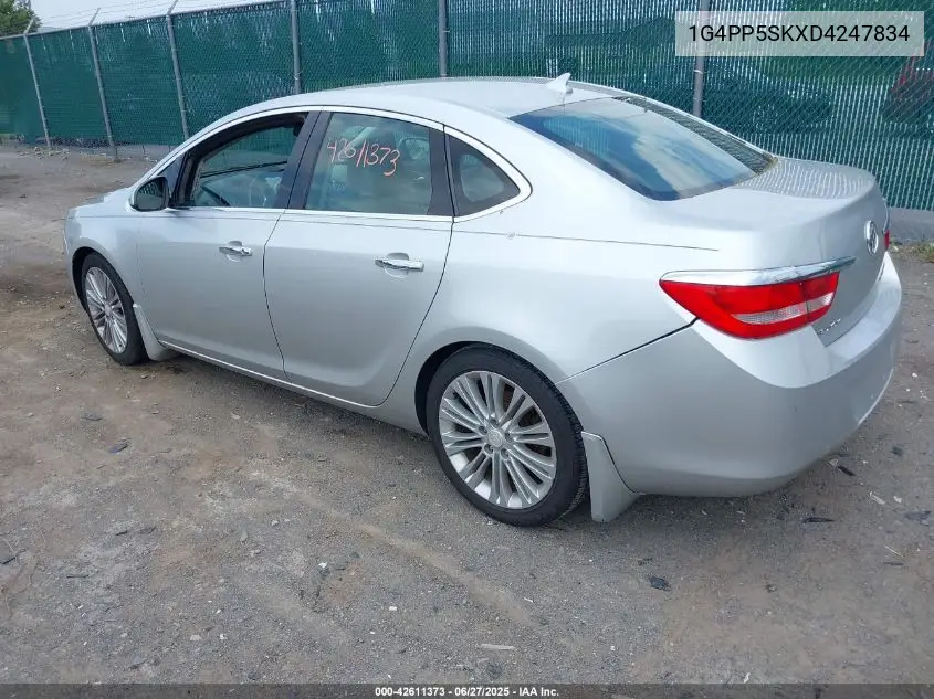 2013 Buick Verano VIN: 1G4PP5SKXD4247834 Lot: 42611373