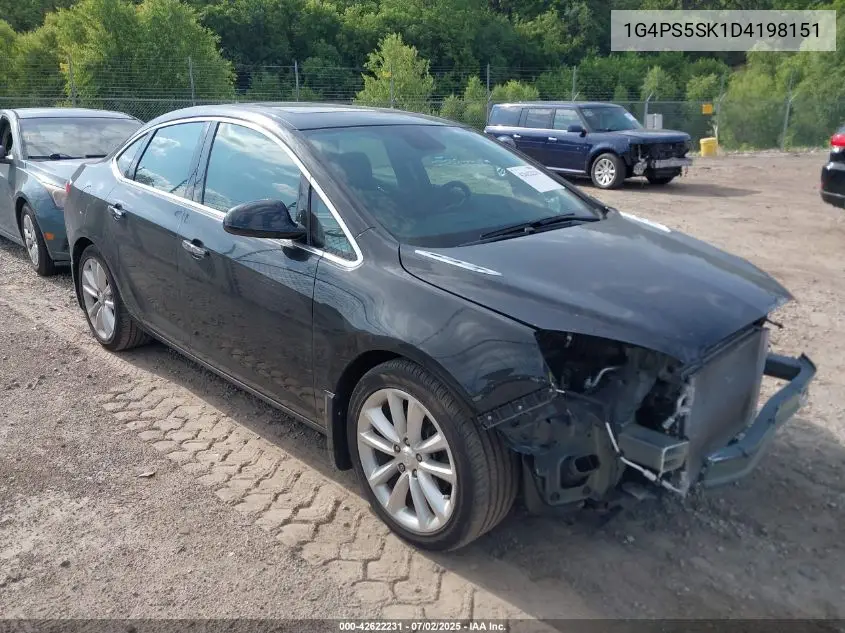 2013 Buick Verano Leather Group VIN: 1G4PS5SK1D4198151 Lot: 42622231