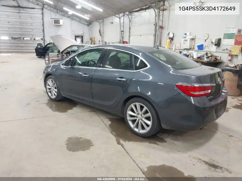 2013 Buick Verano Leather Group VIN: 1G4PS5SK3D4172649 Lot: 42628990