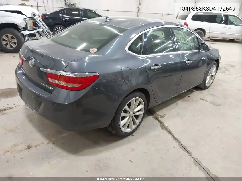 2013 Buick Verano Leather Group VIN: 1G4PS5SK3D4172649 Lot: 42628990