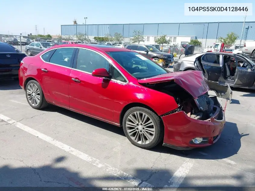2013 Buick Verano Leather Group VIN: 1G4PS5SK0D4128446 Lot: 42629670