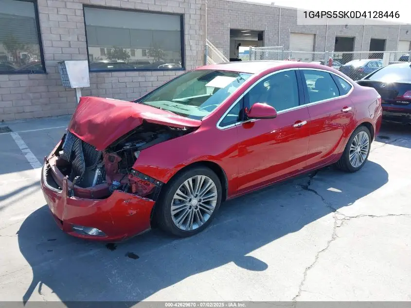 2013 Buick Verano Leather Group VIN: 1G4PS5SK0D4128446 Lot: 42629670