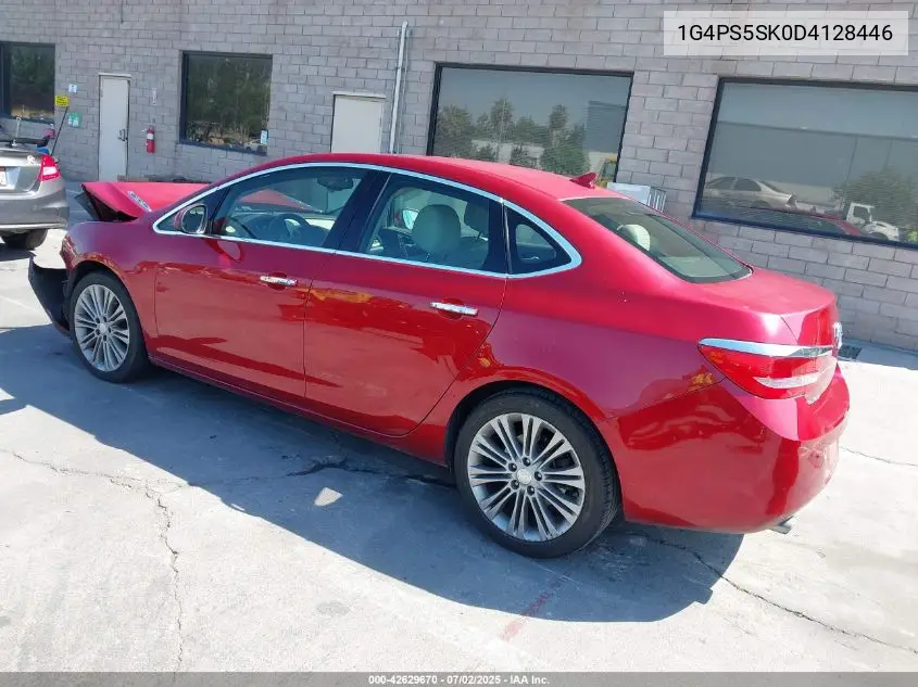 2013 Buick Verano Leather Group VIN: 1G4PS5SK0D4128446 Lot: 42629670