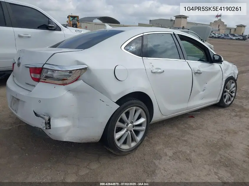 2014 Buick Verano Convenience Group VIN: 1G4PR5SK5E4190261 Lot: 42644979