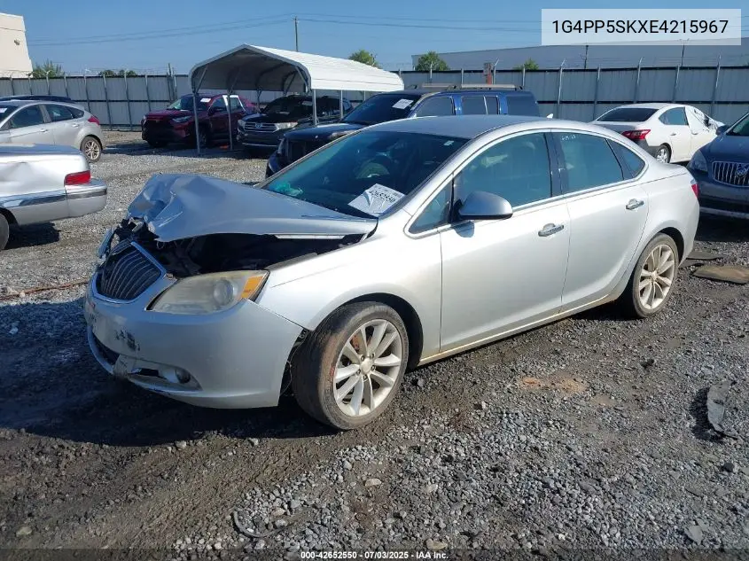 2014 Buick Verano VIN: 1G4PP5SKXE4215967 Lot: 42652550