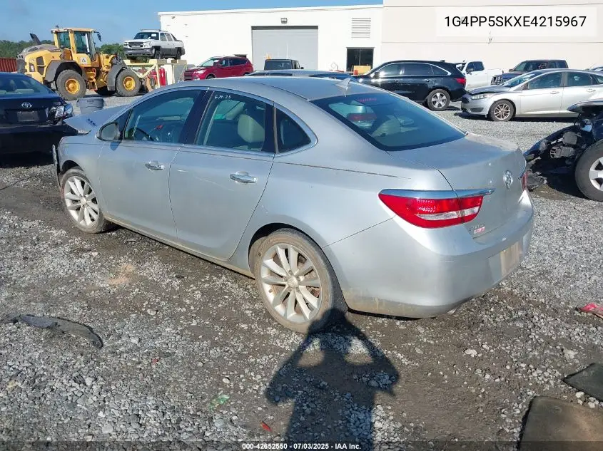 2014 Buick Verano VIN: 1G4PP5SKXE4215967 Lot: 42652550