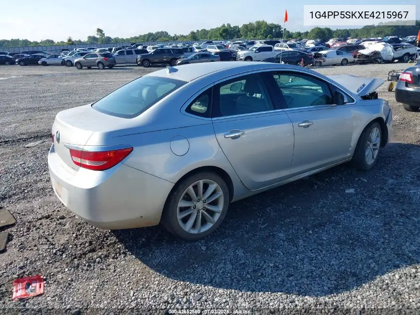 2014 Buick Verano VIN: 1G4PP5SKXE4215967 Lot: 42652550