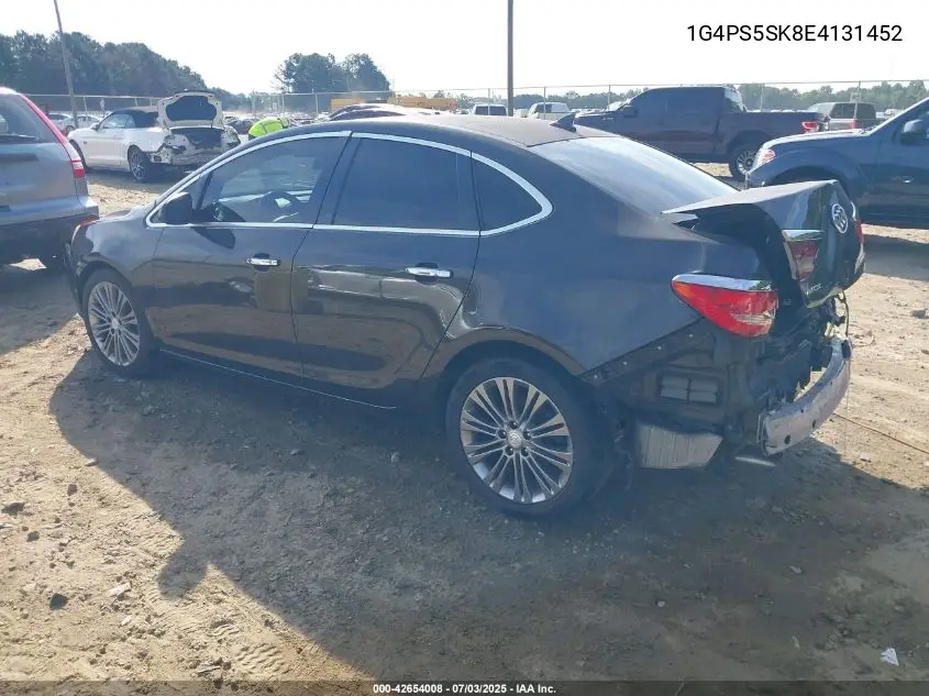 2014 Buick Verano Leather Group VIN: 1G4PS5SK8E4131452 Lot: 42654008
