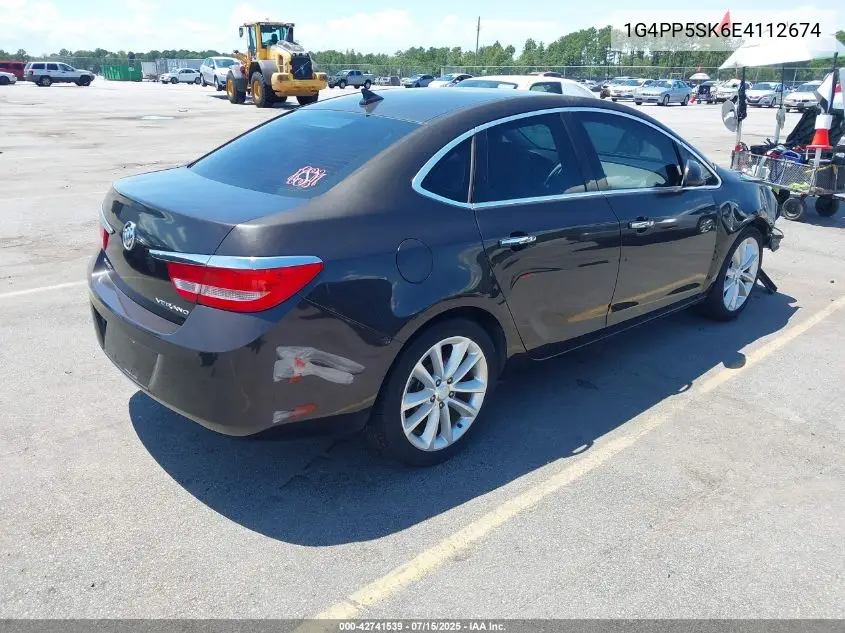 2014 Buick Verano VIN: 1G4PP5SK6E4112674 Lot: 42741539