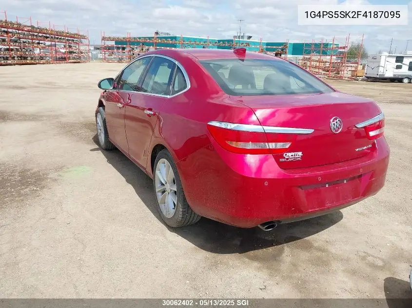 2015 Buick Verano VIN: 1G4PS5SK2F4187095 Lot: 30062402