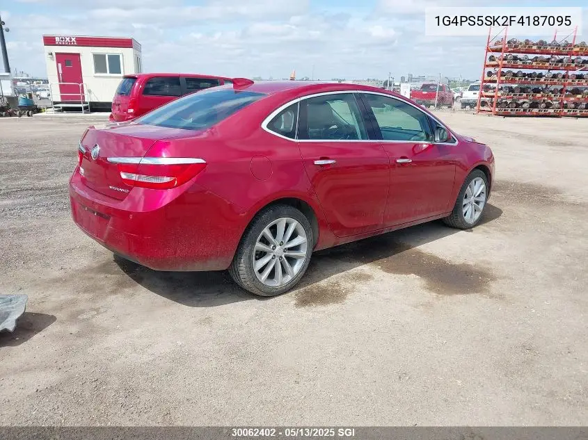 2015 Buick Verano VIN: 1G4PS5SK2F4187095 Lot: 30062402
