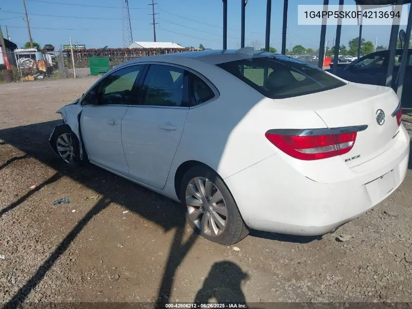 2015 Buick Verano VIN: 1G4PP5SK0F4213694 Lot: 42606212